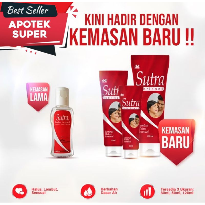 Sutra Lubricant - Sutra Lubricant Gel - Pelumas Sutra - Lubrikan Sutra - Pelicin (OK)