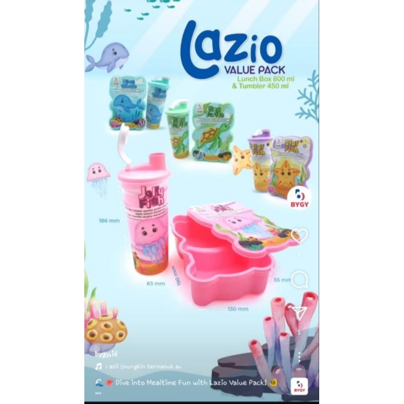 TEMPAT MAKANAN LAZIO BIGGY WADAH MAKANAN OMPRENG LAZIO BIGGY