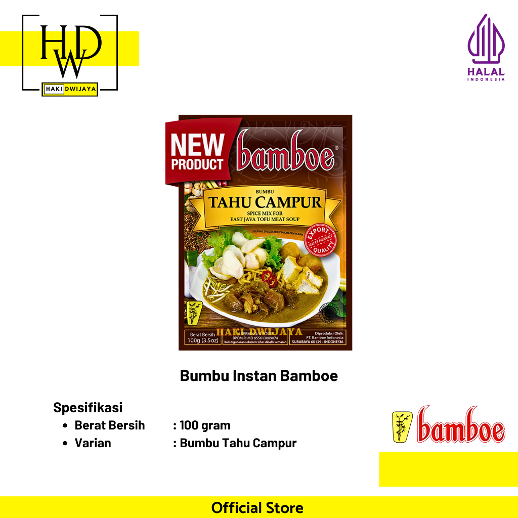 

Bamboe Bumbu Masak Instan Masakan Nusantara - Bumbu Tahu Campur
