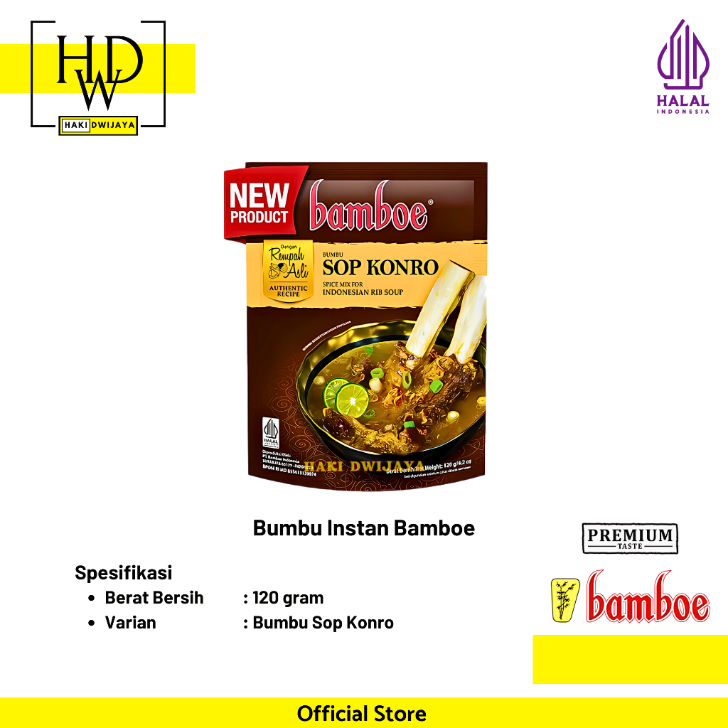 

Bamboe Bumbu Masak Instan Masakan Nusantara - Bumbu Sop Konro