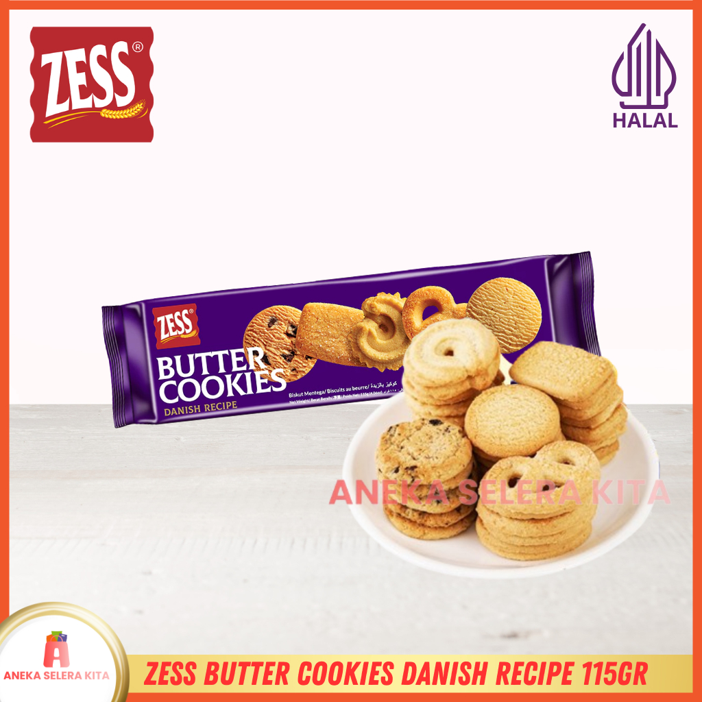 

Zess Butter Cookies Danish Recipe Halal 115gr