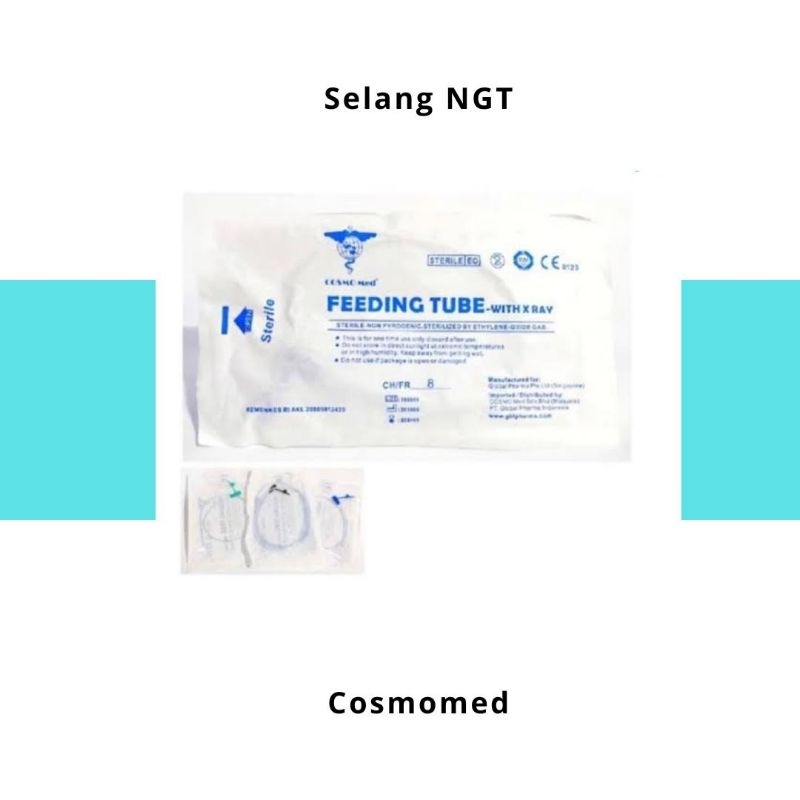 NGT Silicone Stomach Tube Well Lead / Selang Makan NGT Silikon Kualitas Terbaik