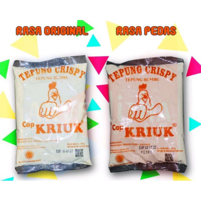 

Tepung Kriuk Original Barcode 150gr - Tepung Kriuk