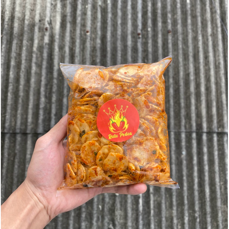 

KERUPUK SEBLAK DAUN JERUK 250g | CEMILAN PEDAS GURIH ENAK