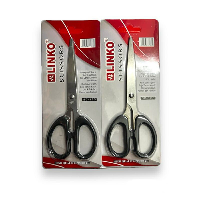 

Gunting Sedang LINKO Sc-165 Stainless Steel Scissors