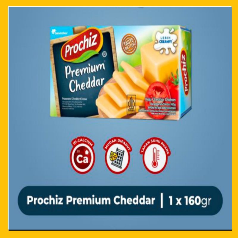 

Prochiz Cheddar Premium 160gr