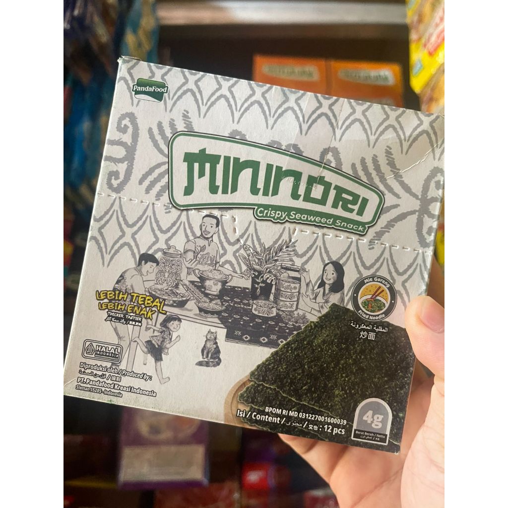 

Minnori Snack Kering Tepal Lebih Enak berbagai rasa