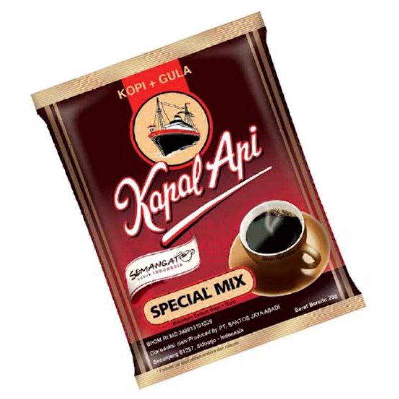 

KAPAL API SPESIAL MIX 23g 1RENCENG 10 BUNGKUS