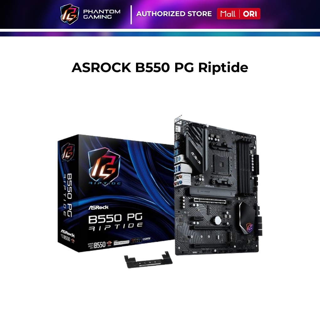 ASROCK Motherboard AMD B550 PG Riptide