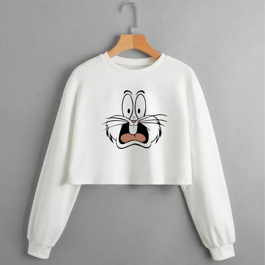 COD KAOS CROP TOP LENGAN PANJANG OVERSIZE /CROP TOP KOREA/CROP WANITA