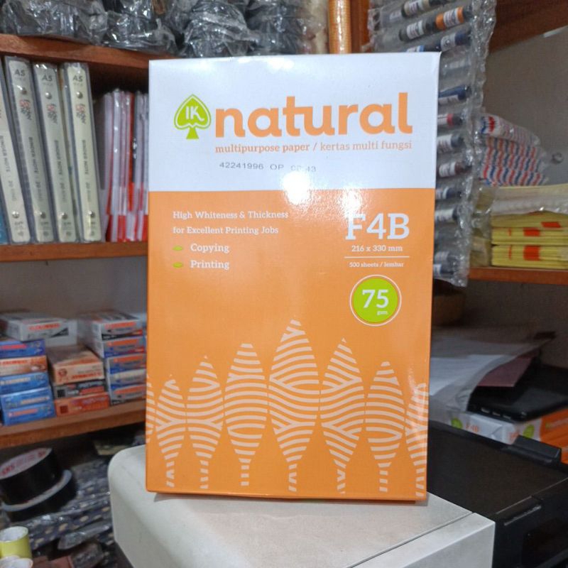 

kertas hvs natural f4 75 gram