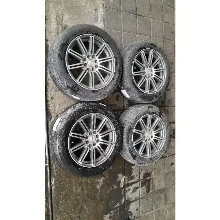 Velg seken mobil vossen racing ring 16 lebar 7 baut 8x100/114.3 + ban bonus