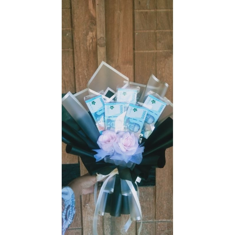 

buket uang kosong,isi sendiri/ 5-50 slot