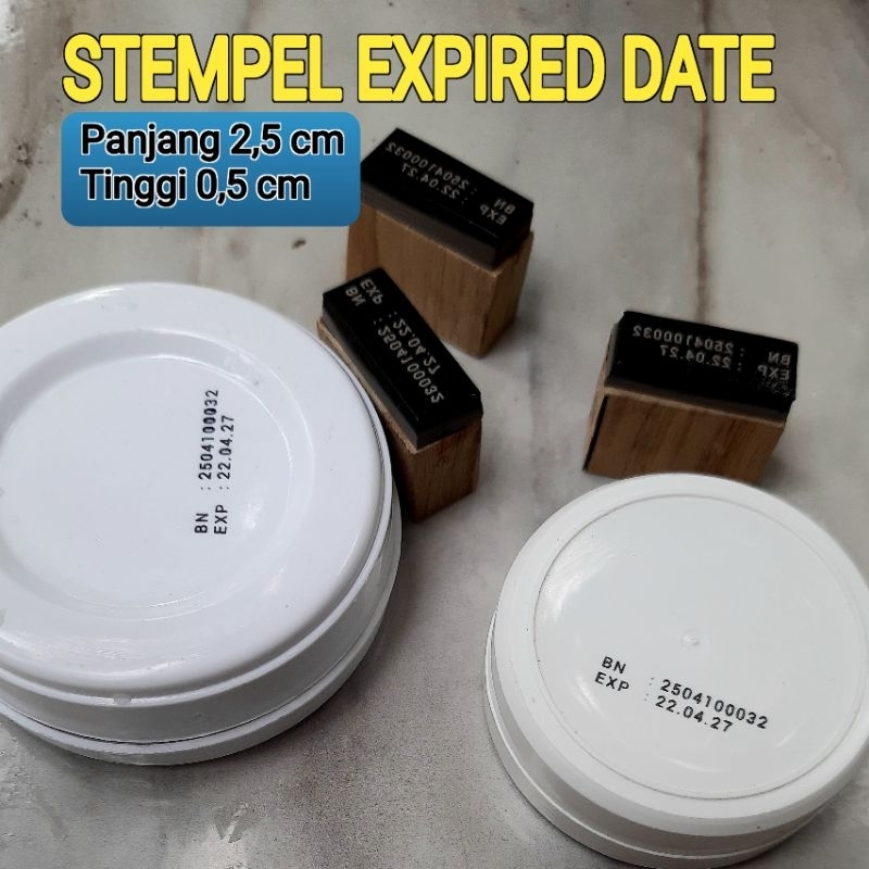 

Stempel expired date, waterproof. untuk botol pot skin care, pomade botol poles mobil dll