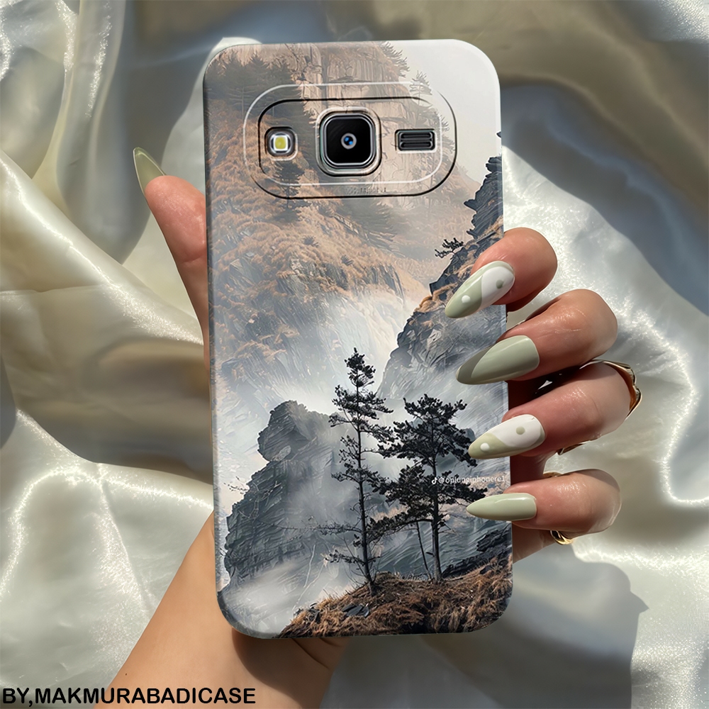 Case J7 2015 - Samsung J7 Core - Samsung J7 Duos - Softcase Handphone Samsung Motif Alam