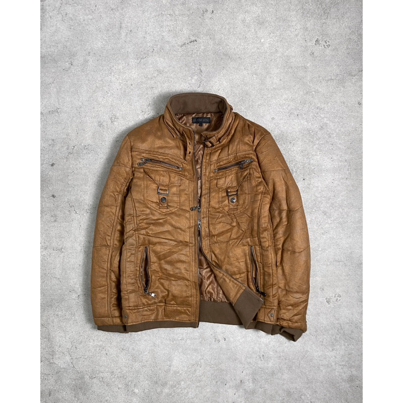 Bikers in the attic bondage suede japan style jacket