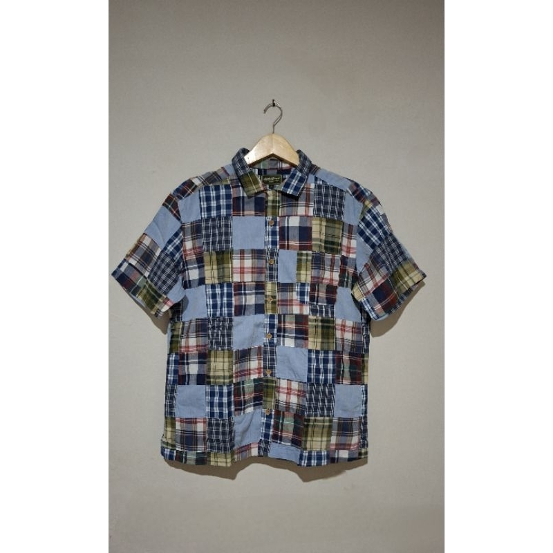 Kemeja Pria Eddie Bauer Size M Fit L Like New