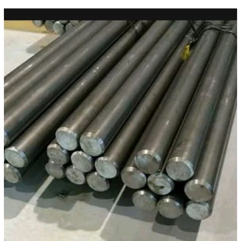As besi batangan bulat diameter 45 mm panjang 140 cm
