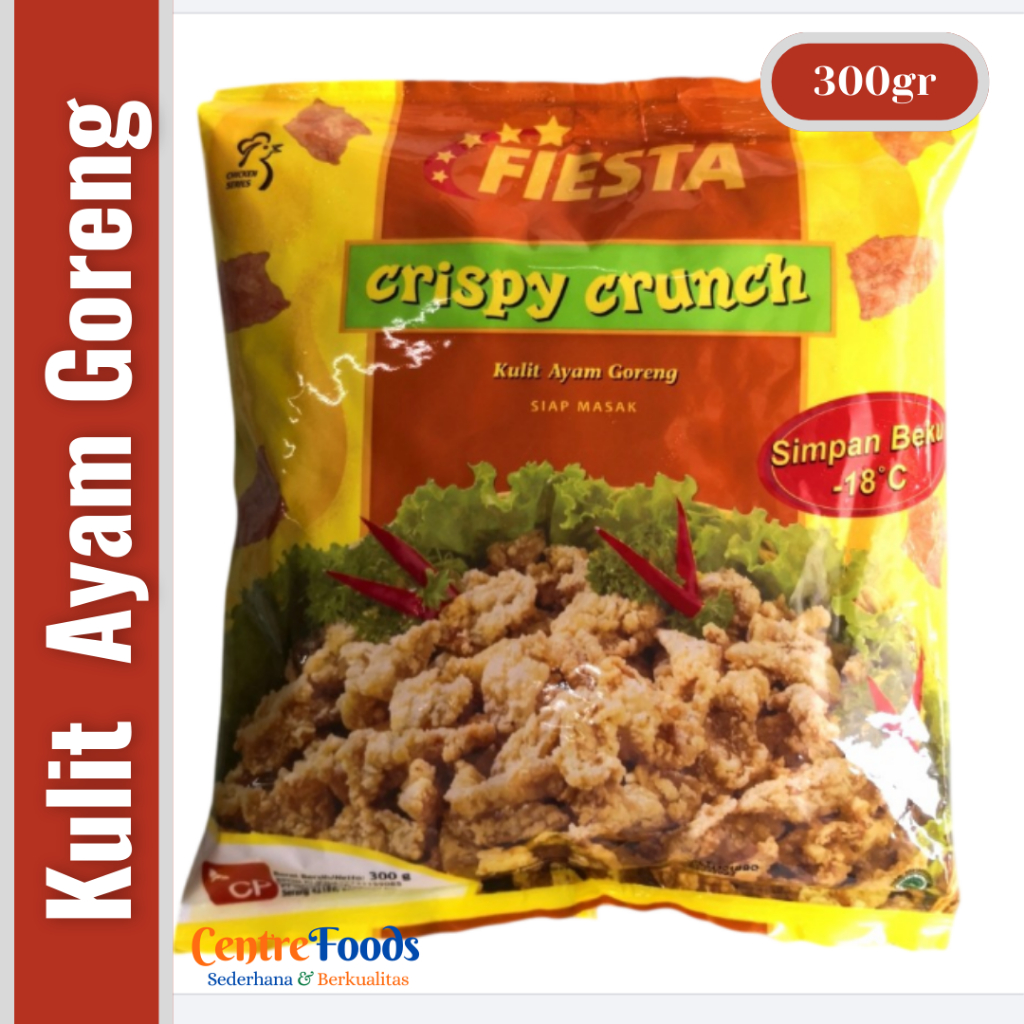 

Kulit Ayam - Crispy Crunch Fiesta | 300gr [ Harga Per BKS ]