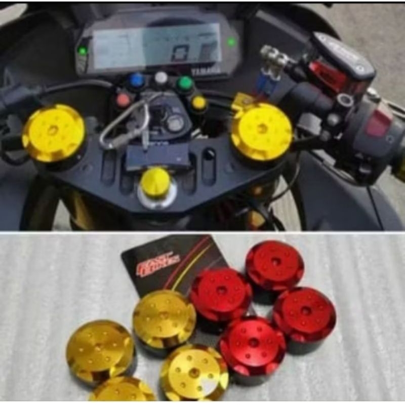 Cover tutup shock depan R15 V3 tutup shock tutup up side down Xable R15 v3 fast bikes