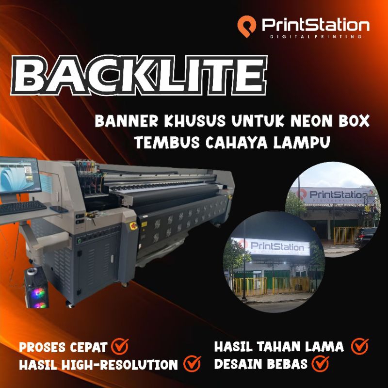 CETAK BANNER SPANDUK CUSTOM MMT BACKLITE UNTUK NEON BOX