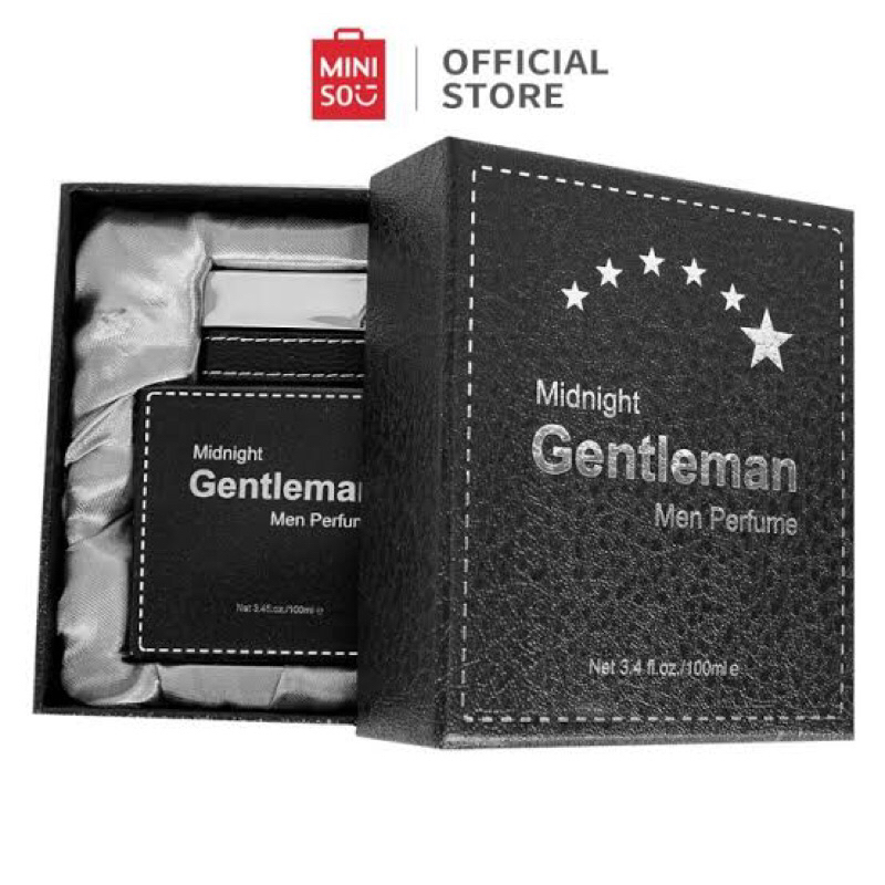Miniso Midnight Gentleman EDT / miniso parfum pria