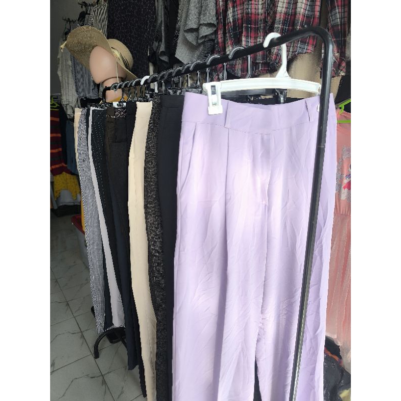 paket usaha celana kantor kulot mix pinggang karet