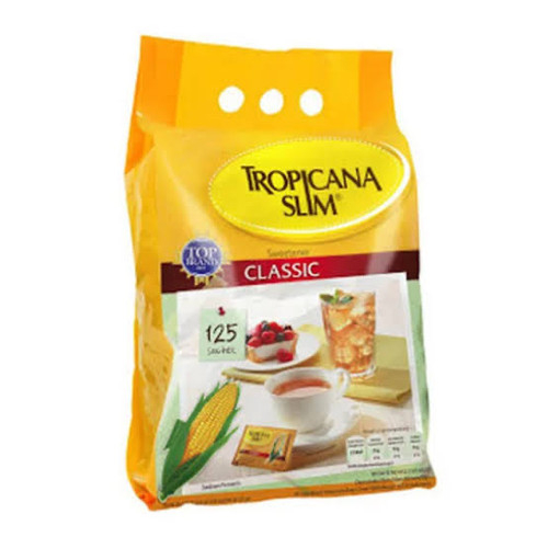 

TROPICANA SLIM SWEETENER LOW CALORI CLASSIC PCK 125x2.5g