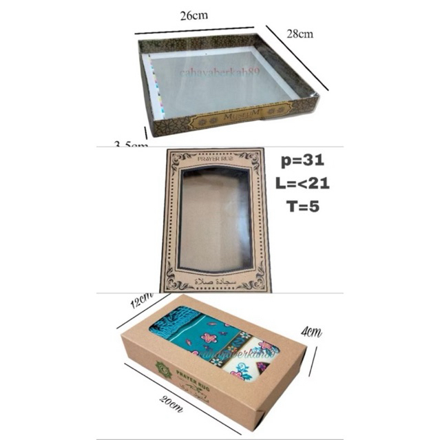 

Box Sajadah Kosong untuk Kemasan