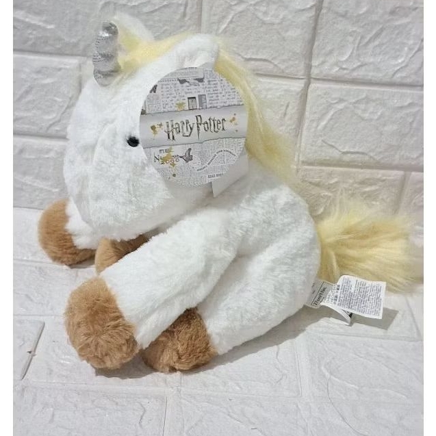 boneka kuda putih unicorn boneka karakter harry potter harpot. boneka fantasy brand original miniso 