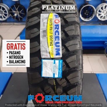 BAN MOBIL OFFROAD MURAH RING16 FORCEUM MT 08 245 75 RING16