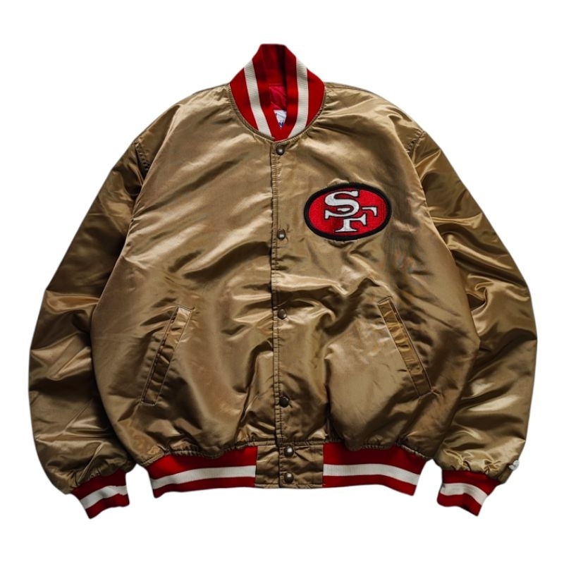 Vintage 90s Starter x NFL x San Francisco 49ers Varsity Jacket