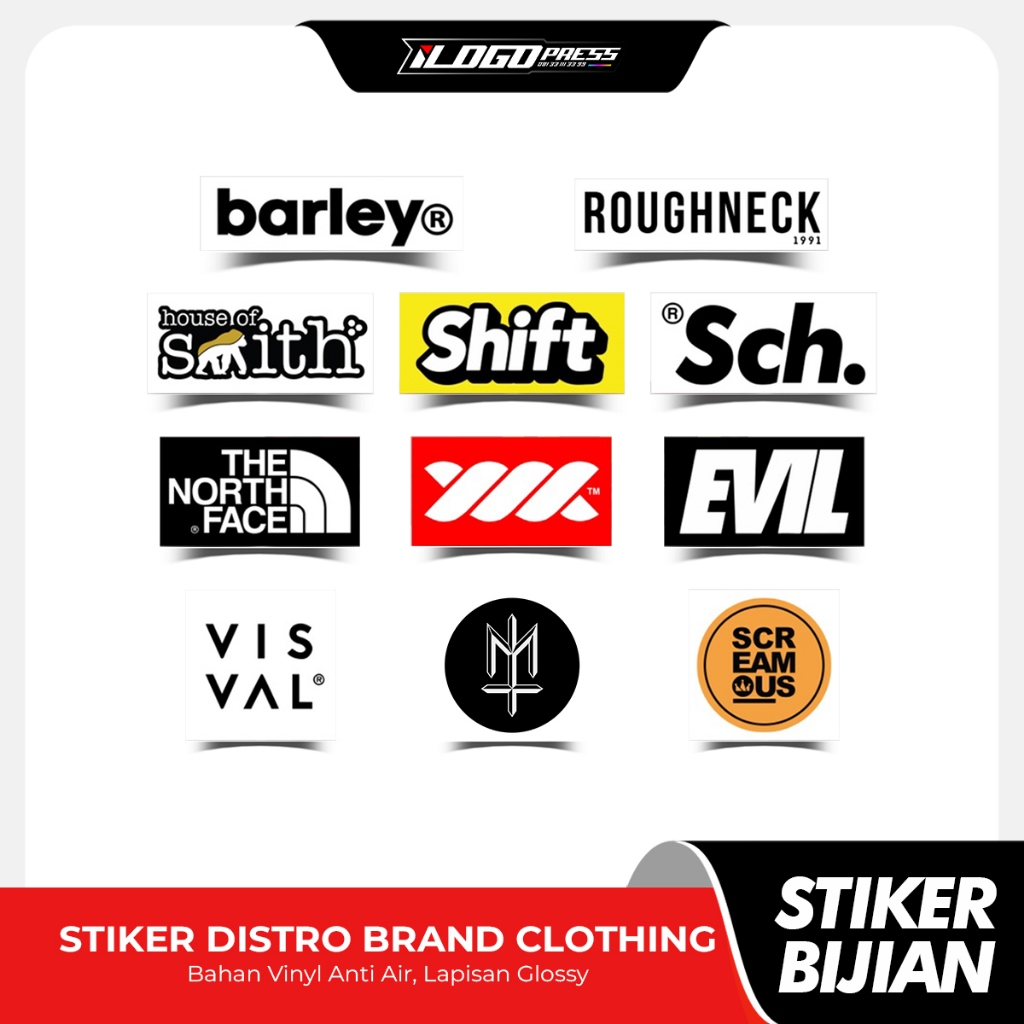 

Stiker Distro Brand Clothing Bahan Vinyl Premium Anti Air Glossy | MATERNAL