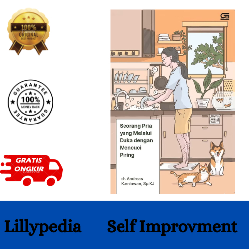 Seorang Pria yang Melalui Duka dengan Mencuci Piring