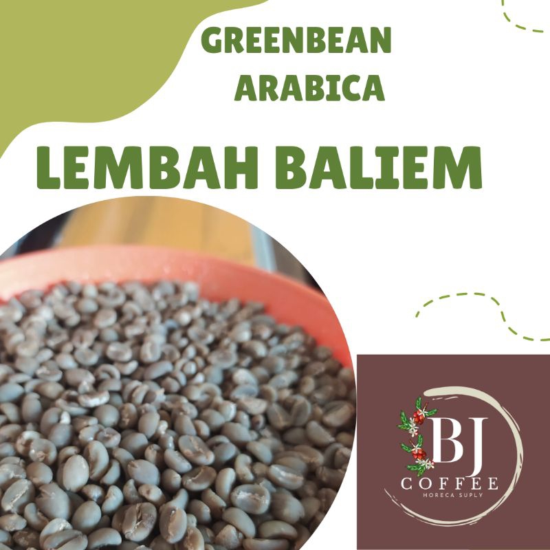 

Greenbean Biji Kopi Arabica Papua Lembah Baliem Semiwash Proses 1kg