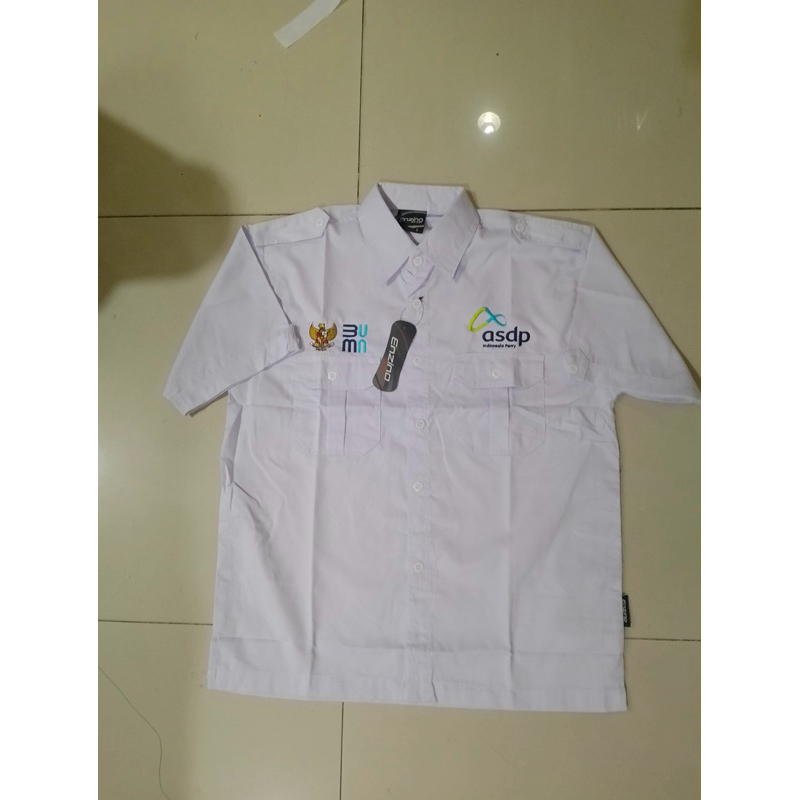 KEMEJA ASDP BORDIR (BISA CUSTOM LOGO)