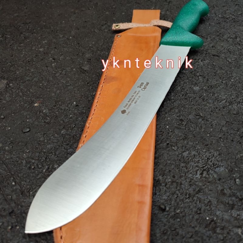 Pisau Cap Garpu 10" Don Carlos Bilah 26 Cm Plus Sarung Kulit Original Made Inch Solingen Germany 864