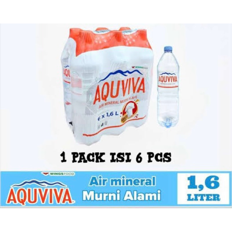 

AQUVIVA 1 pak isi 6 botol