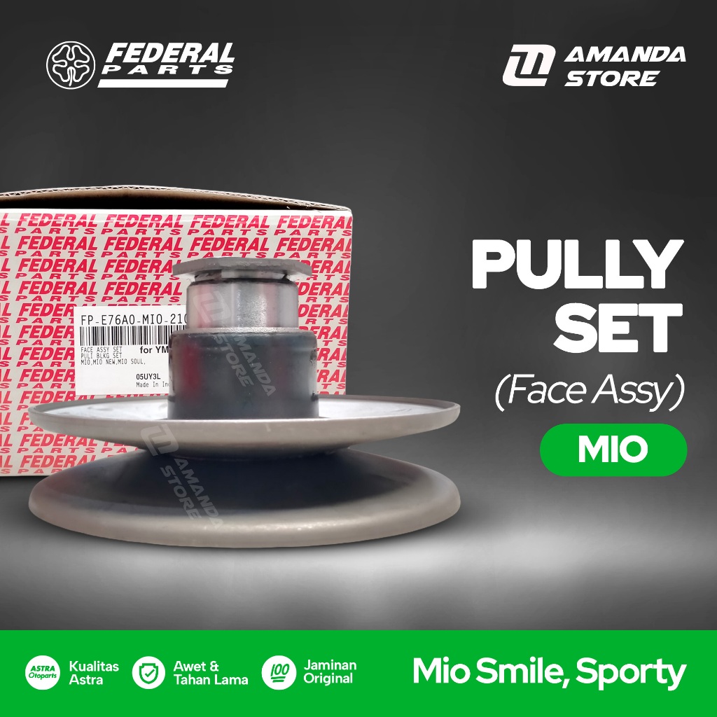 PULLY PULI Set Mio Sporty Mio Smile Mio Soul (5TL) Original Federal Parts