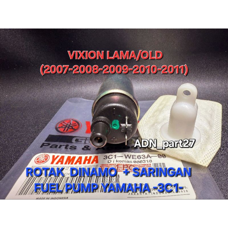 Rotak dinamo + saringan fuel pump (3C1) Yamaha Vixion lama old 2007-2011