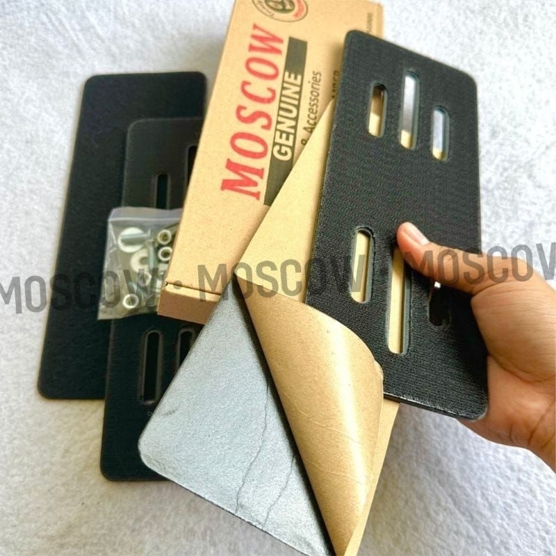 FRAMELESS PLAT MOTOR PLATE MOTOR UNIVERSAL MOSCOW PAPAN PLAT NO TEMPEL