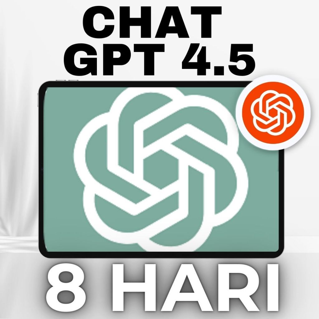 [8 HARI] OpenAI GPT - 4.5 PLUS PREMIUM | Unlimited | Teknologi Bahasa | Percakapan Otomatis