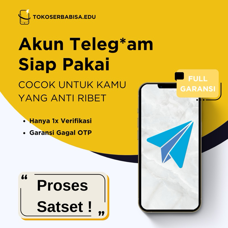 

AKUN TELEGRAM SIAP PAKAI FRESH
