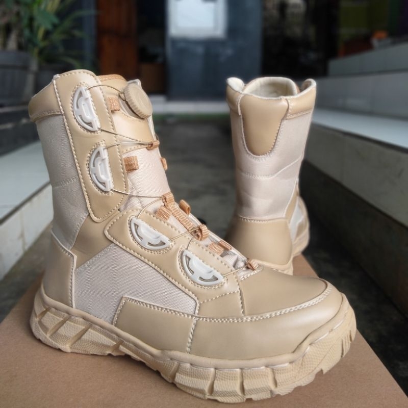 Sepatu PDL PNS KEMHAN Tali Putar Kulit
