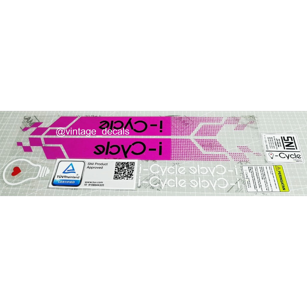 sticker decals replacement Icycle rocket i-cycle