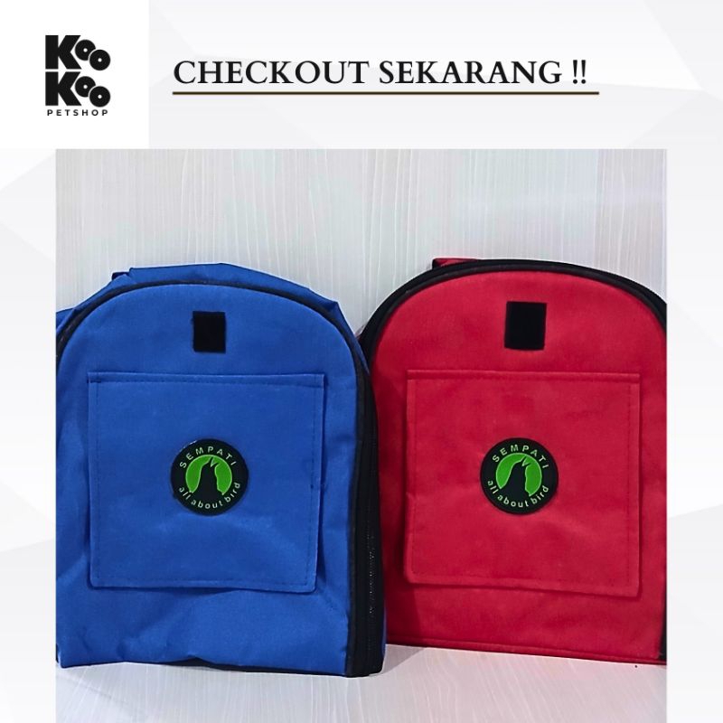 TAS UNTULAN SEMPATI LOVEBIRD SELEMPANG SANGKAR BURUNG MINI
