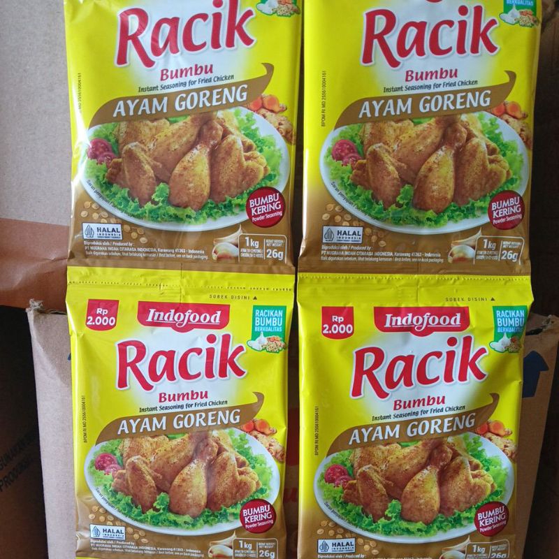 

Racik Bumbu Ayam Goreng 26g Renteng
