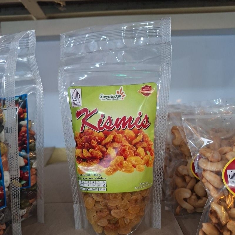 

Kismis 150gr packing by Surya Indah Jombang