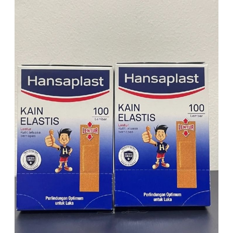 Hansaplast Kain Elastis - Plester Lentur & Merekat Kuat isi 1 pak isi 100 lembar