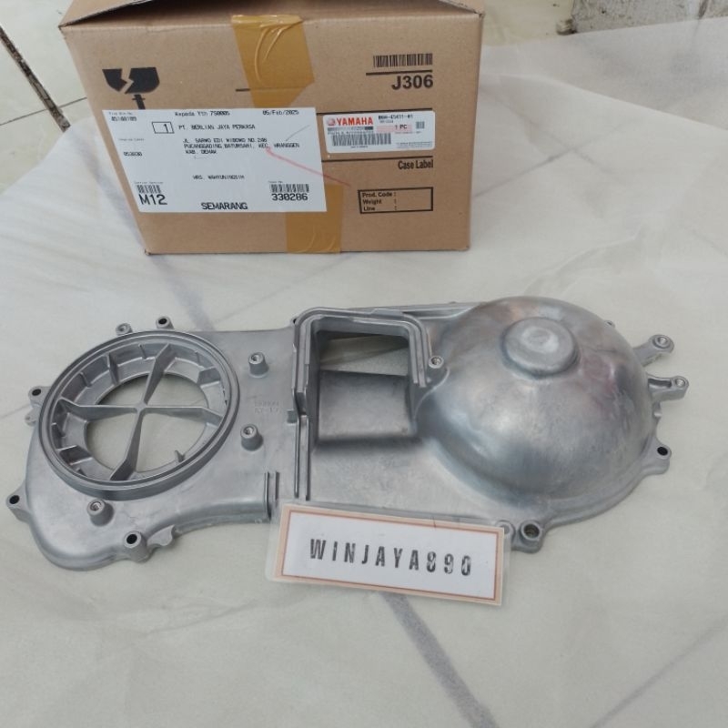 BAK BLOK CRANKCASE TUTUP CVT NMAX NEW AEROX NEW CONECTED ORIGINAL YAMAHA